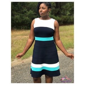 Tommy Hilfiger Color Block Dress